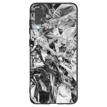 Picasee silikonowe czarne etui na Samsung Galaxy A70 A705F - Chrome