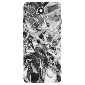 Picasee silikonowe czarne etui na Motorola Edge 60 Pro - Chrome