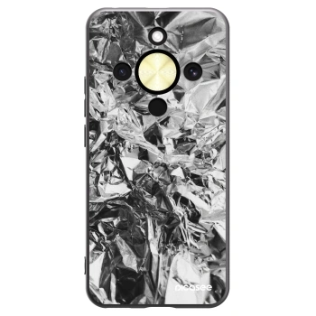 Picasee silikonowe czarne etui na Honor Magic8 Lite 5G - Chrome