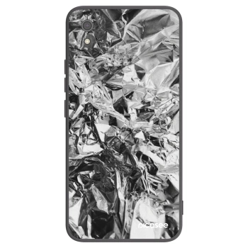 Picasee silikonowe czarne etui na Xiaomi Redmi 7A - Chrome
