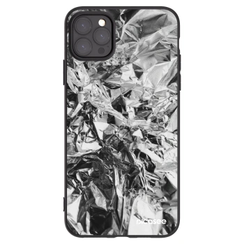 Picasee silikonowe czarne etui na Apple iPhone 11 Pro Max - Chrome