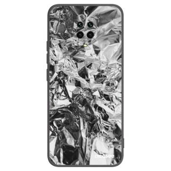 Picasee silikonowe czarne etui na Xiaomi Redmi Note 9 Pro - Chrome