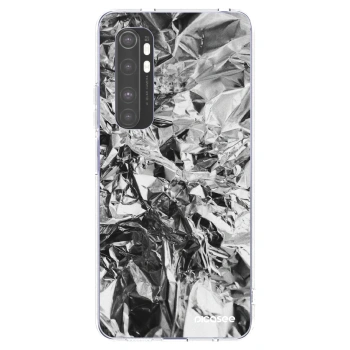 Picasee silikonowe przeźroczyste etui na Xiaomi Mi Note 10 Lite - Chrome