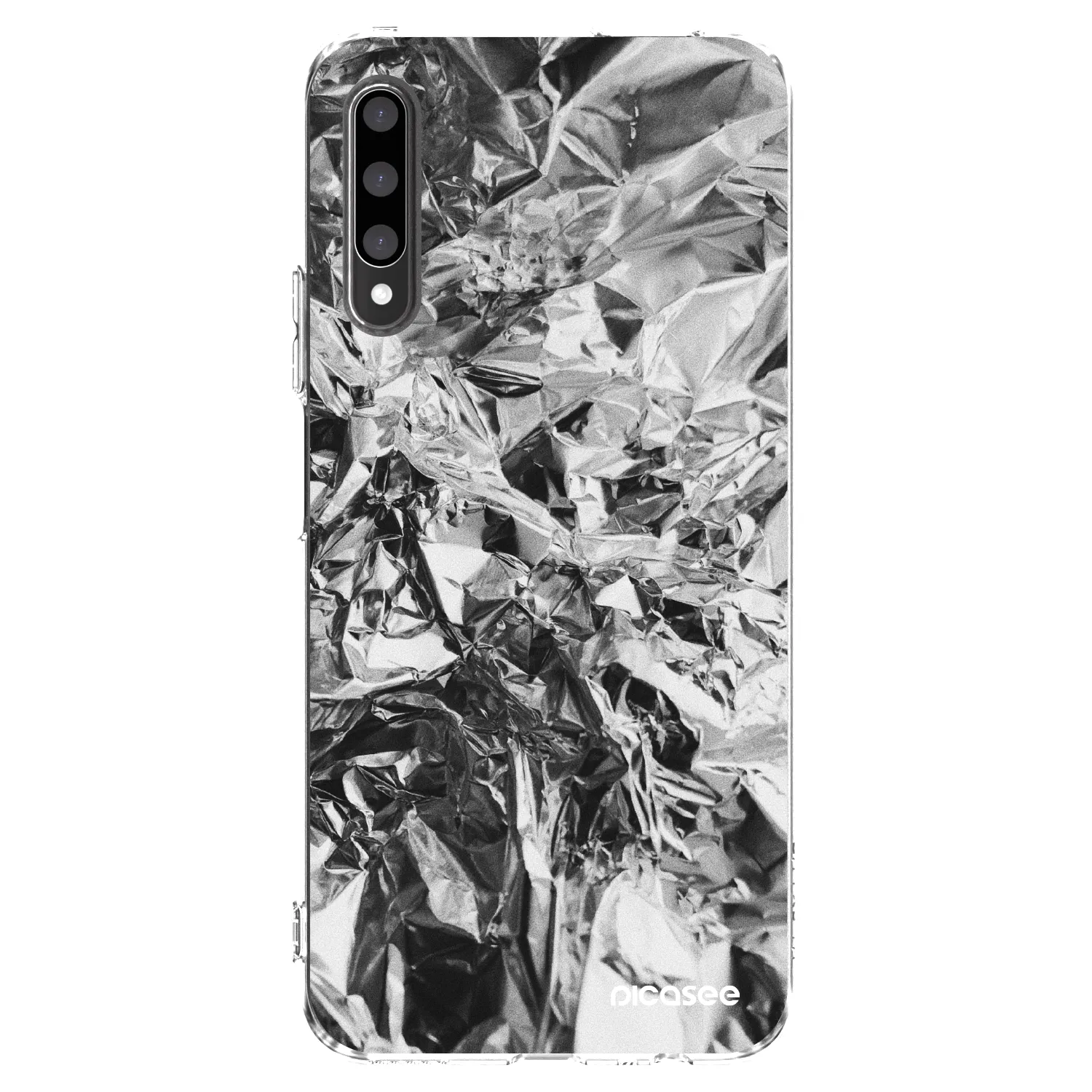 Picasee silikonowe przeźroczyste etui na Honor 9X Pro - Chrome