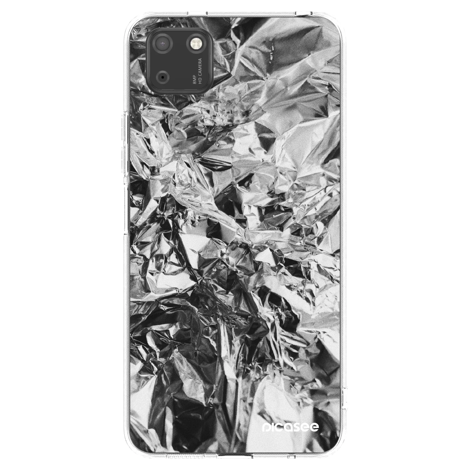 Picasee silikonowe przeźroczyste etui na Huawei Y5P - Chrome