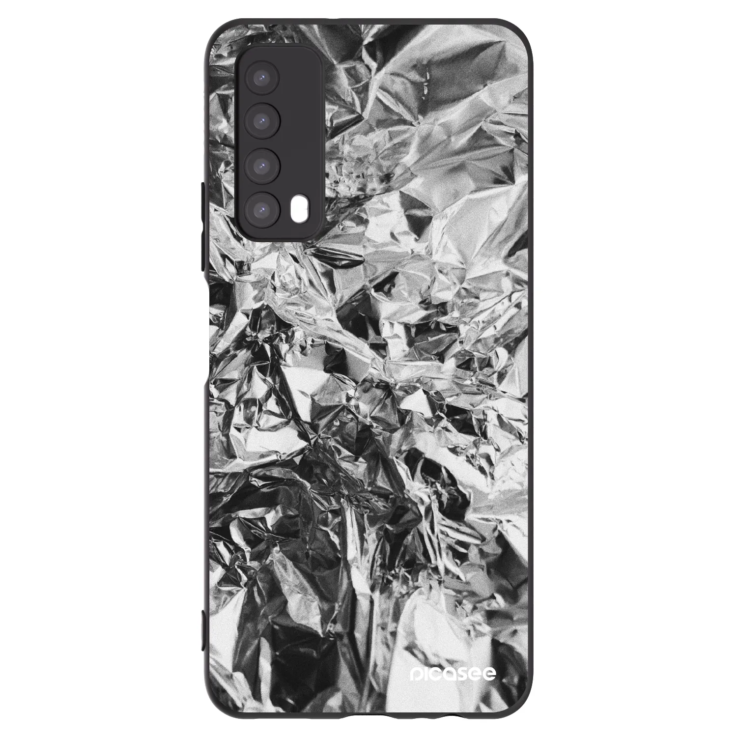 Picasee silikonowe czarne etui na Huawei P Smart 2021 - Chrome