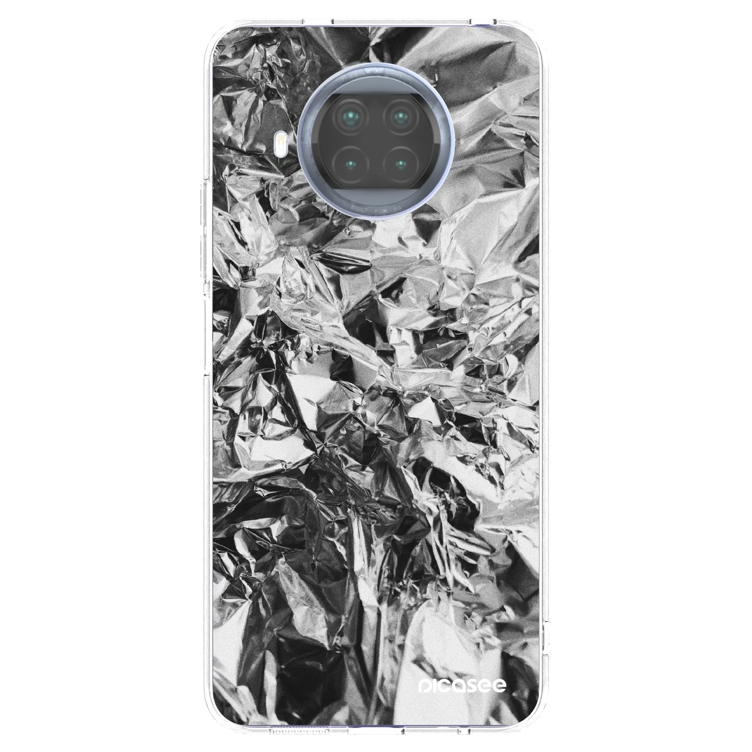 Picasee silikonowe przeźroczyste etui na Xiaomi Mi 10T Lite - Chrome