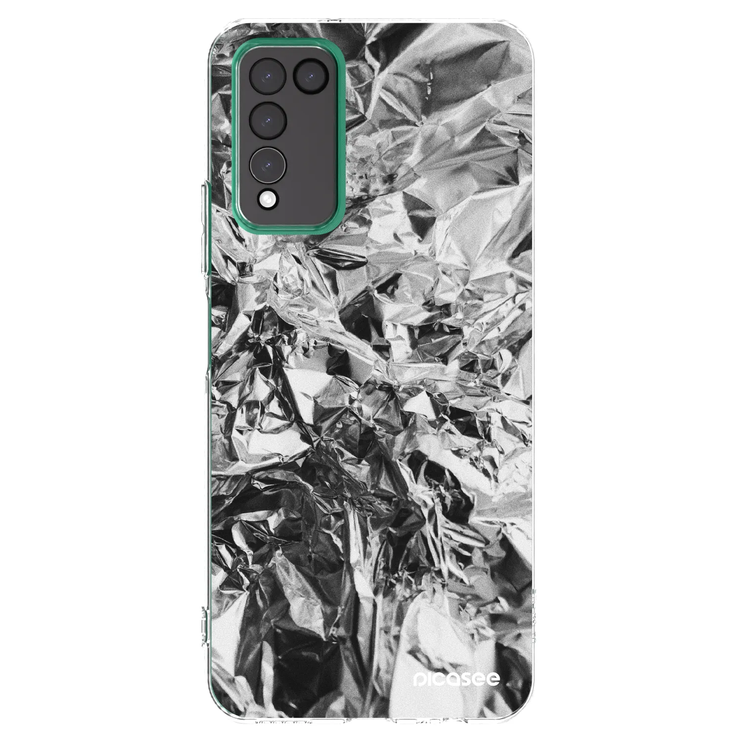 Picasee silikonowe przeźroczyste etui na Honor 10X Lite - Chrome