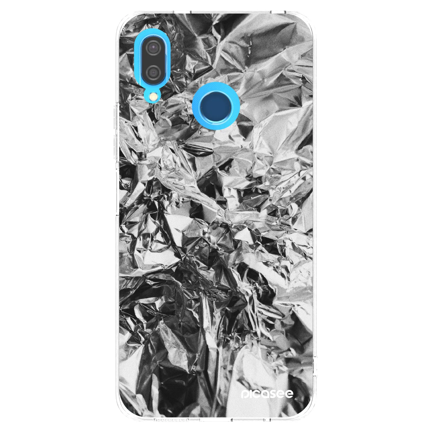 Picasee silikonowe przeźroczyste etui na Huawei P20 Lite - Chrome