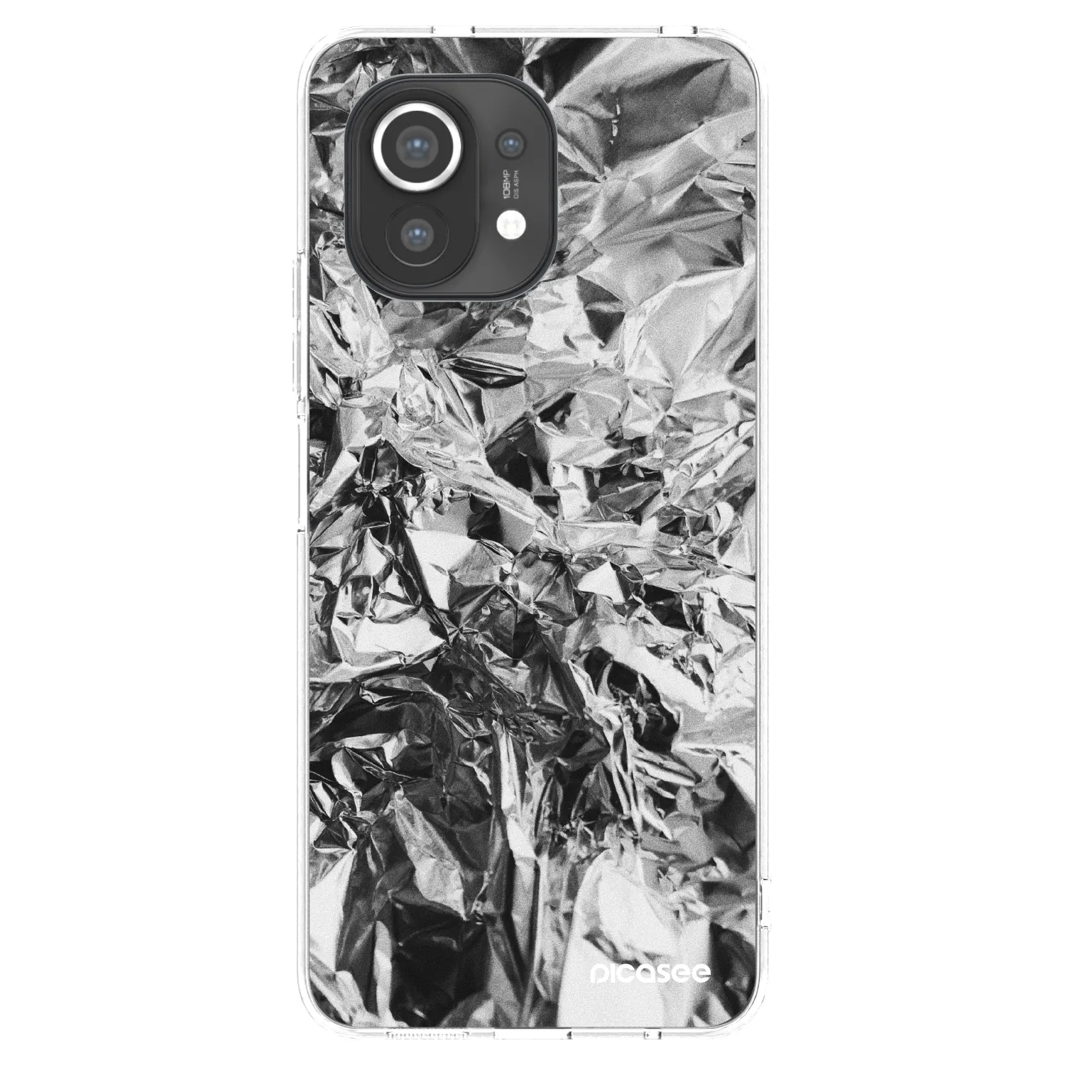 Picasee silikonowe przeźroczyste etui na Xiaomi Mi 11 - Chrome