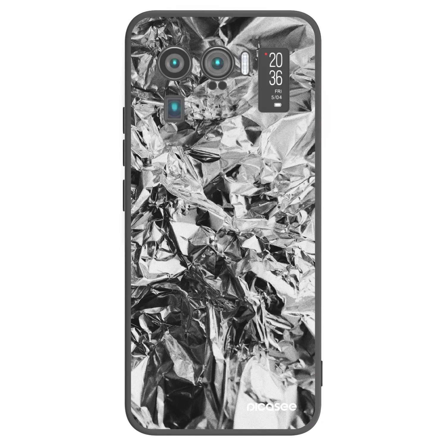 Picasee silikonowe czarne etui na Xiaomi Mi 11 Ultra - Chrome