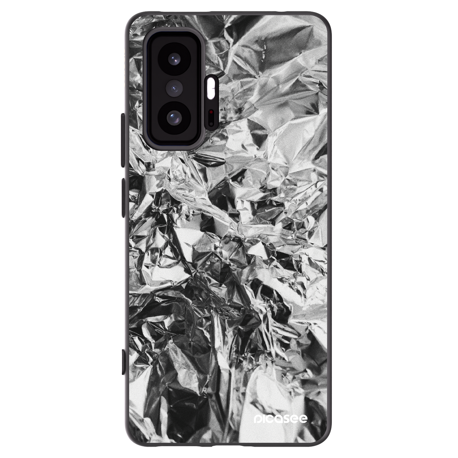 Picasee silikonowe czarne etui na Xiaomi 11T Pro - Chrome