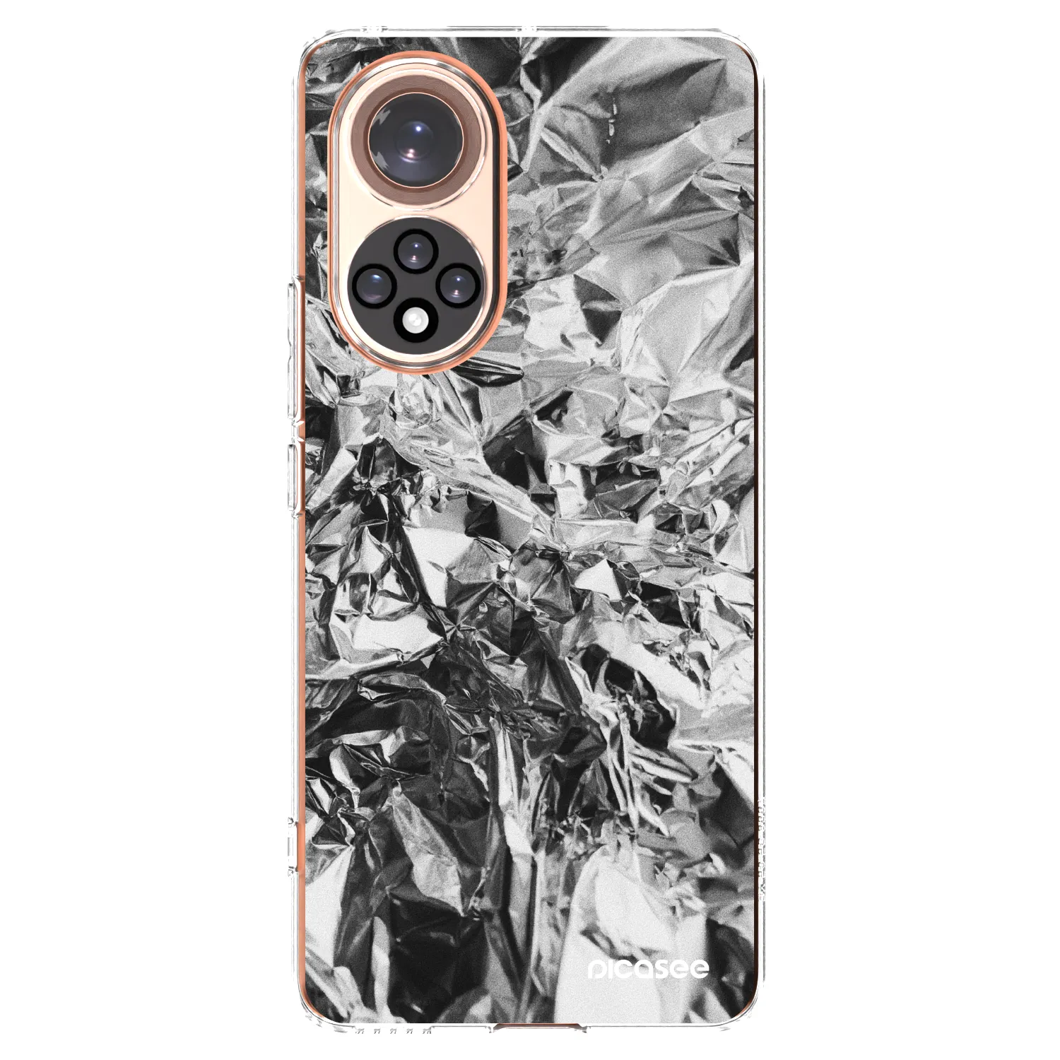 Picasee silikonowe przeźroczyste etui na Huawei Nova 9 - Chrome