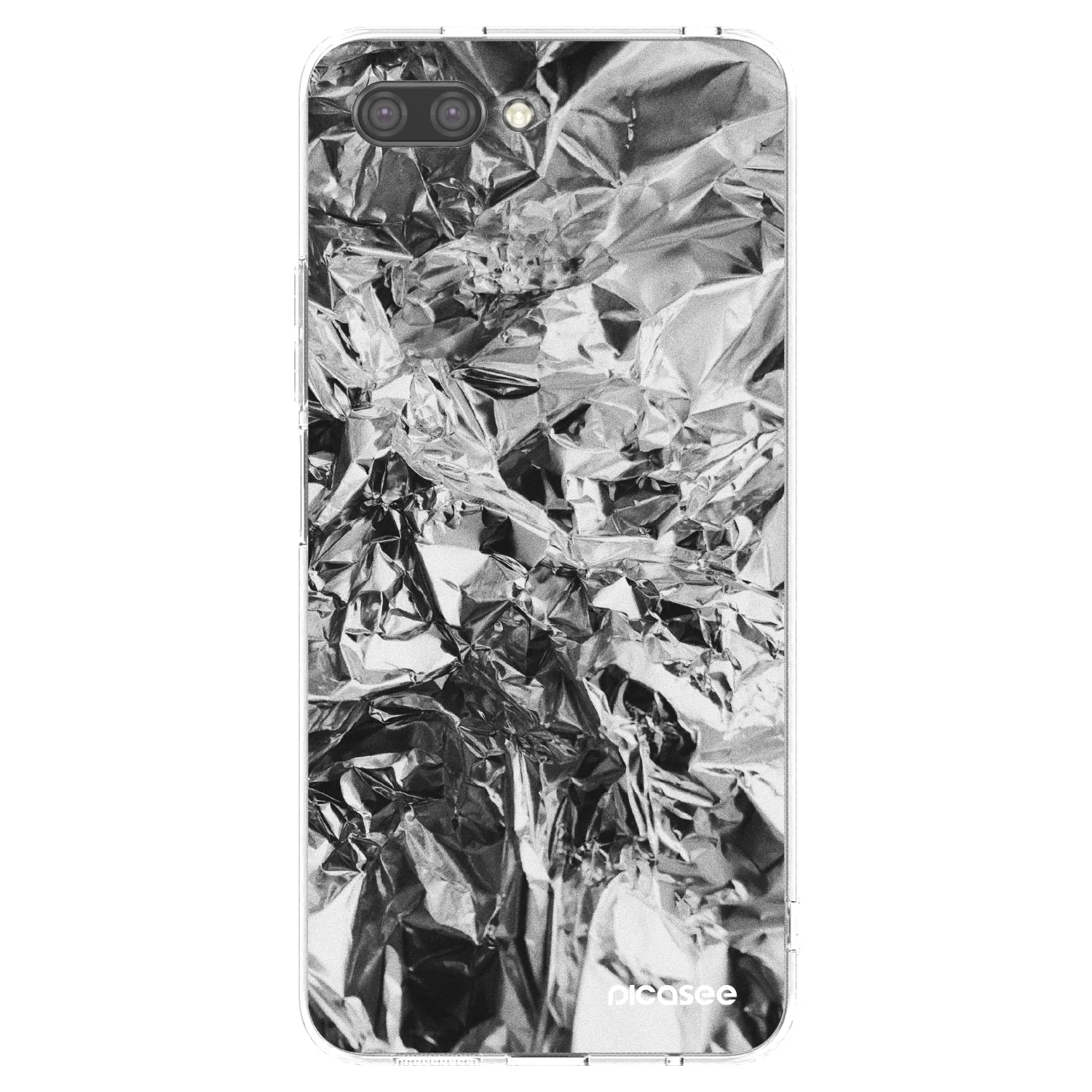 Picasee silikonowe przeźroczyste etui na Honor 10 - Chrome