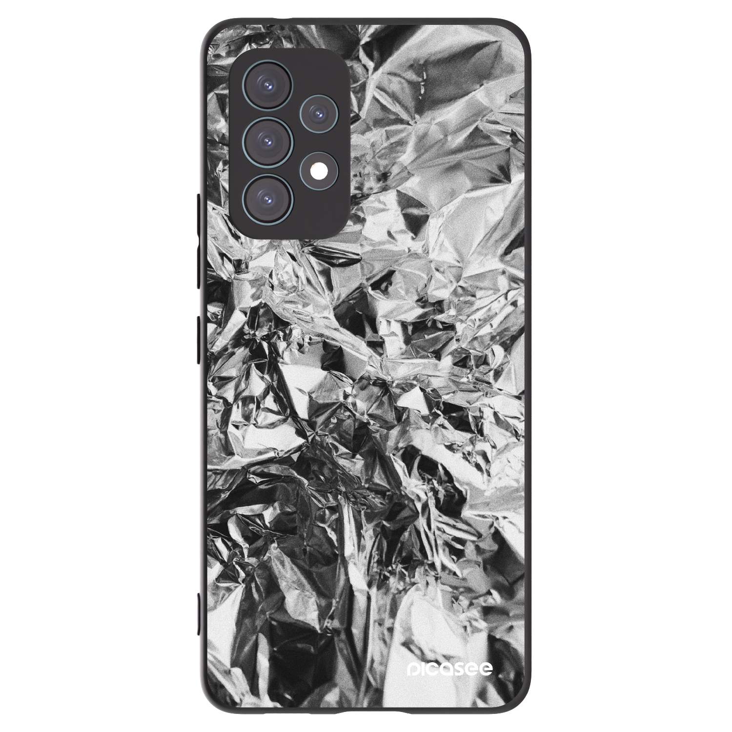Picasee silikonowe czarne etui na Samsung Galaxy A53 5G A536 - Chrome