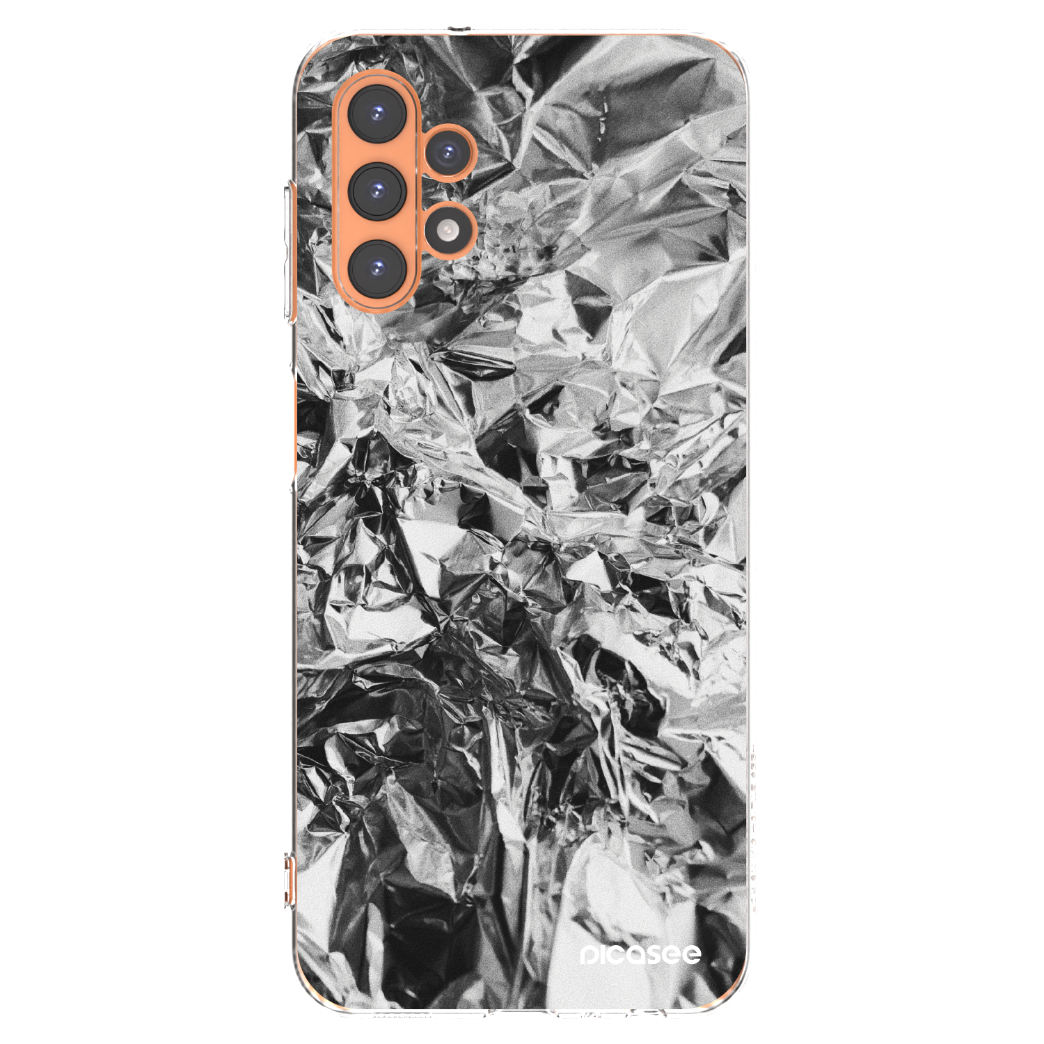 Picasee silikonowe przeźroczyste etui na Samsung Galaxy A13 4G A135 - Chrome
