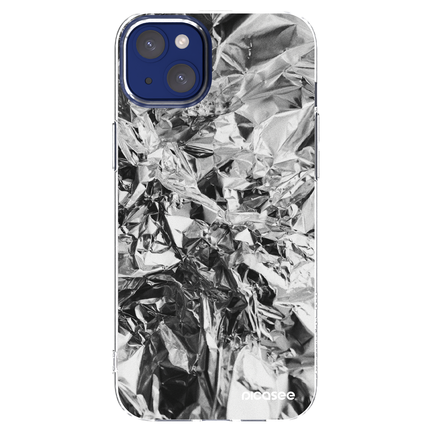 Picasee silikonowe przeźroczyste etui na Apple iPhone 14 Plus - Chrome