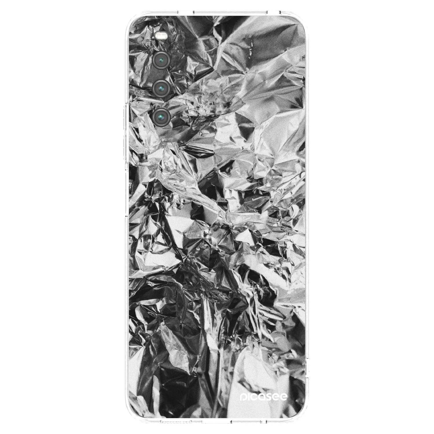 Picasee silikonowe przeźroczyste etui na Sony Xperia 10 IV 5G - Chrome
