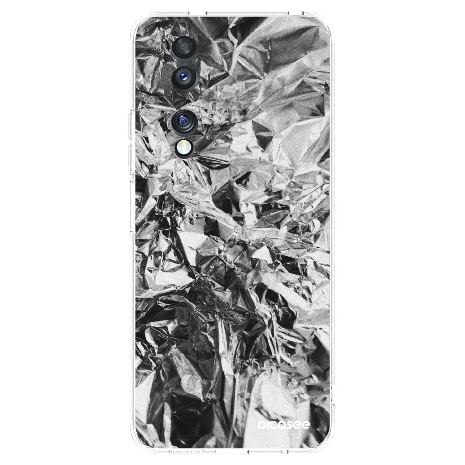 Picasee silikonowe przeźroczyste etui na Honor 70 - Chrome