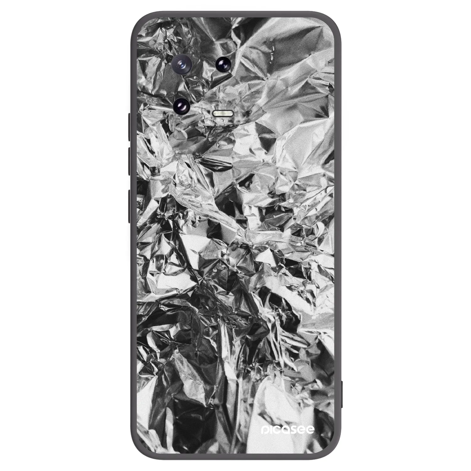 Picasee silikonowe czarne etui na Xiaomi 13 Pro - Chrome