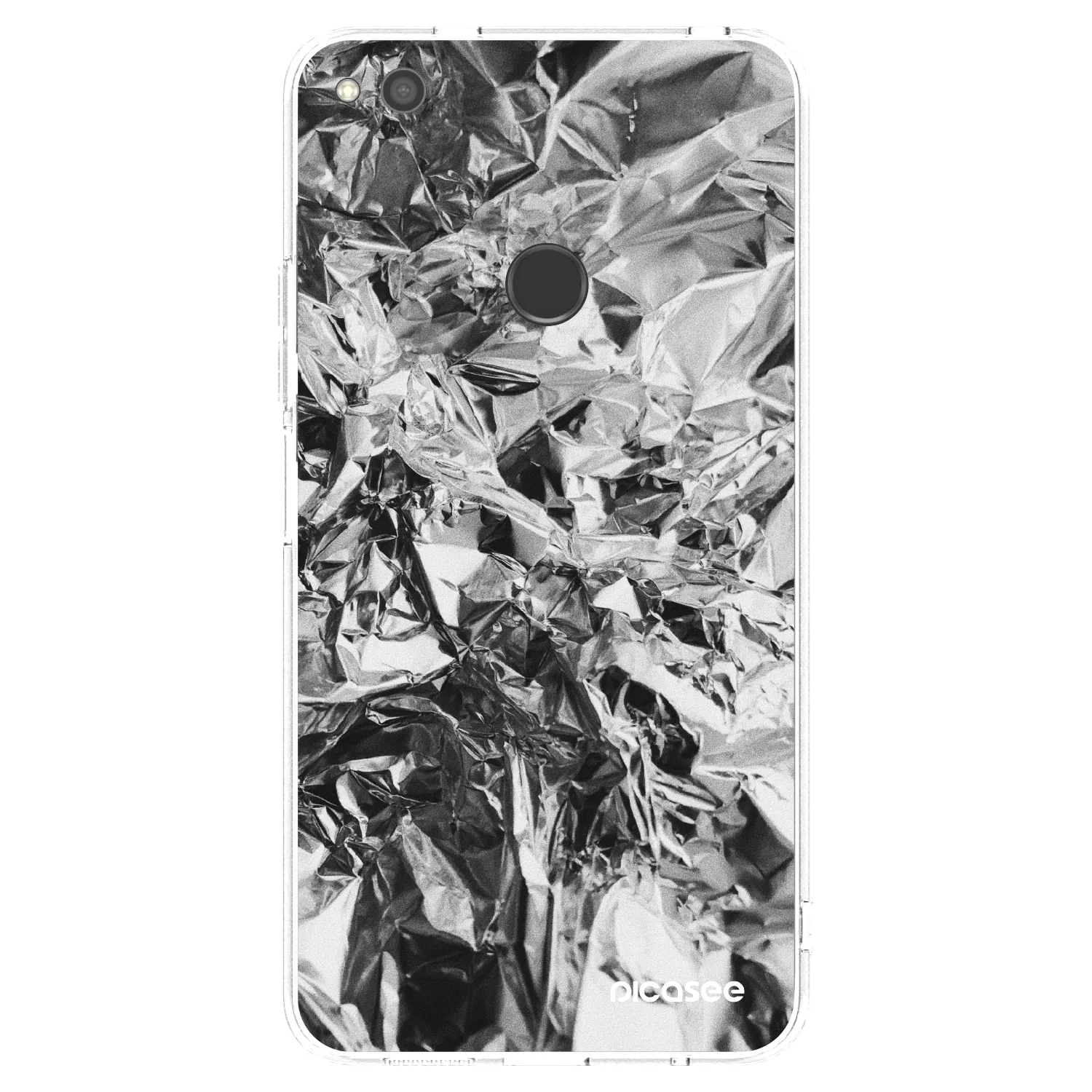 Picasee silikonowe przeźroczyste etui na Huawei P9 Lite 2017 - Chrome