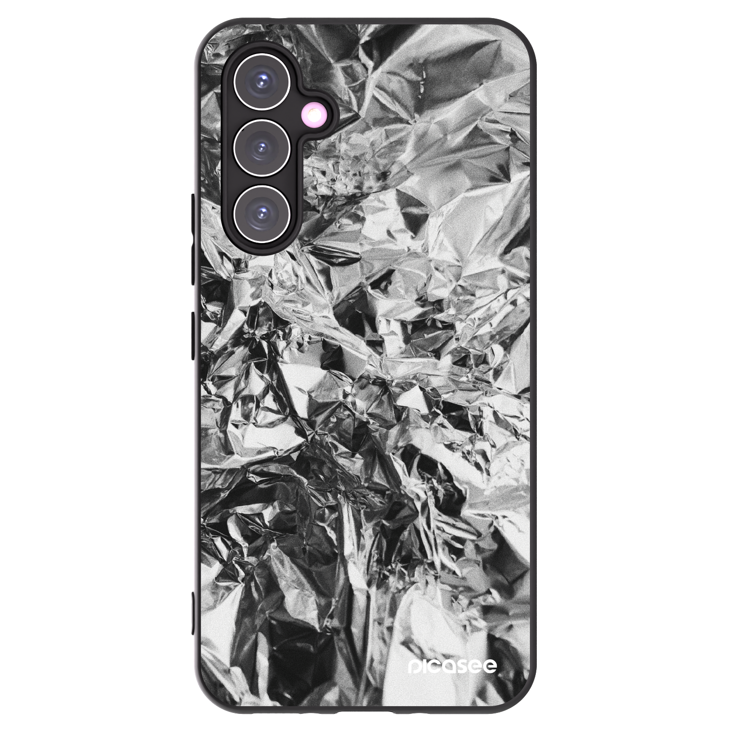 Picasee silikonowe czarne etui na Samsung Galaxy A54 5G A546B - Chrome