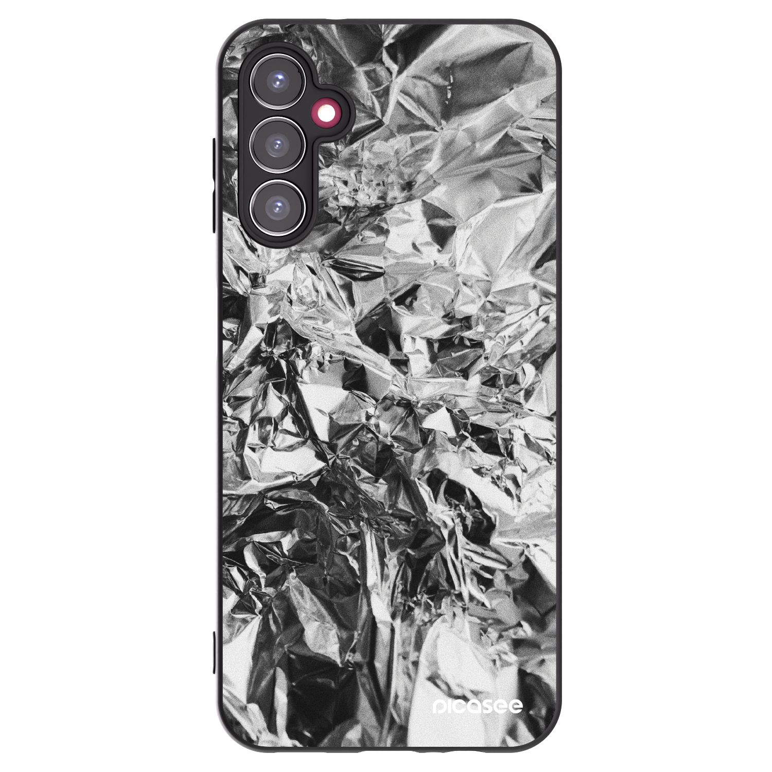 Picasee silikonowe czarne etui na Samsung Galaxy A14 5G A146P - Chrome