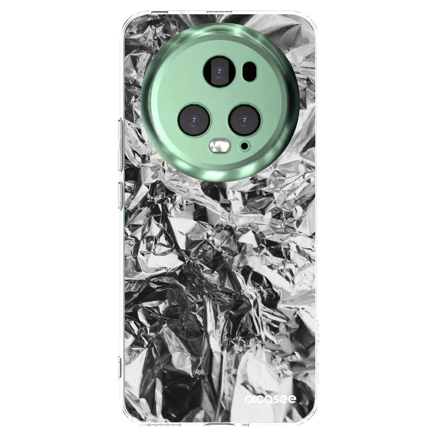 Picasee silikonowe przeźroczyste etui na Honor Magic5 Pro - Chrome
