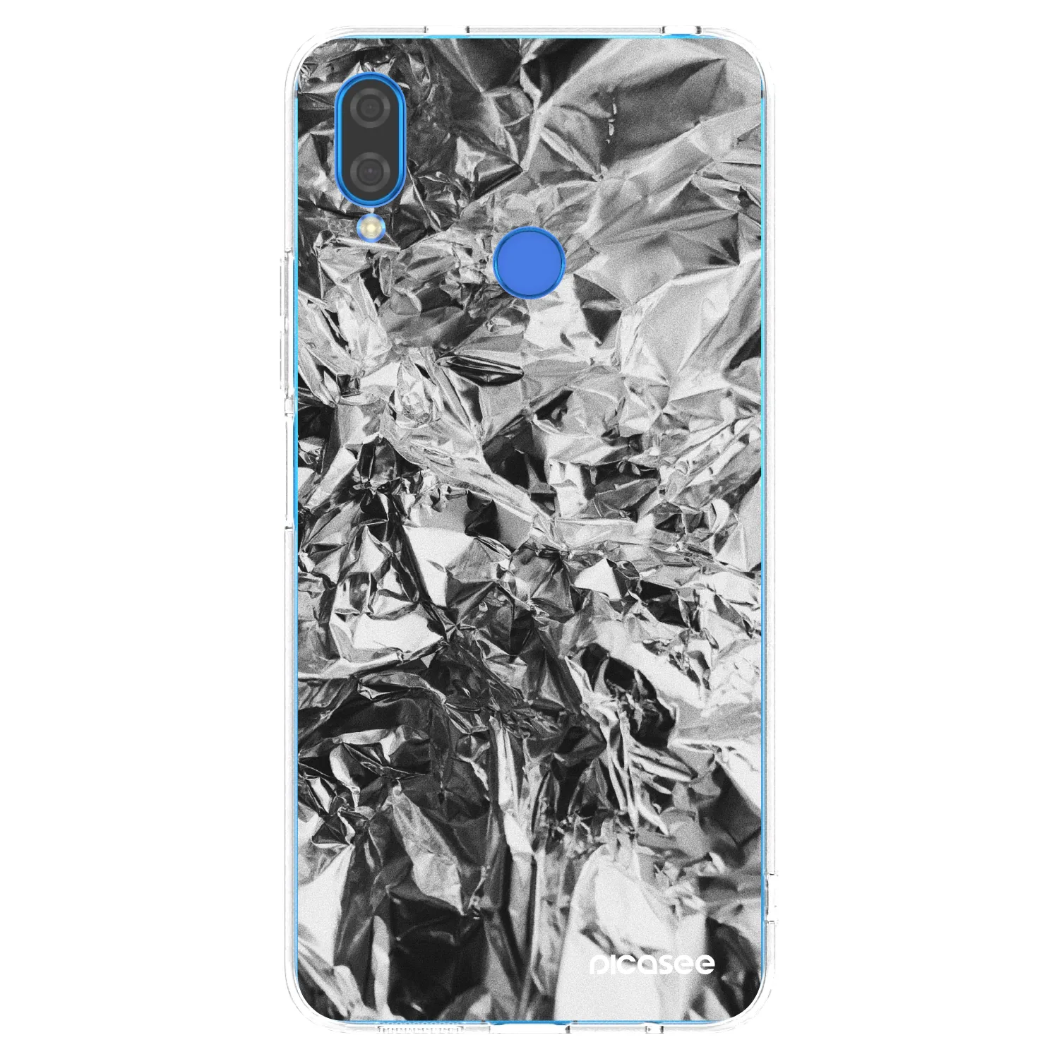 Picasee silikonowe przeźroczyste etui na Huawei Nova 3 - Chrome
