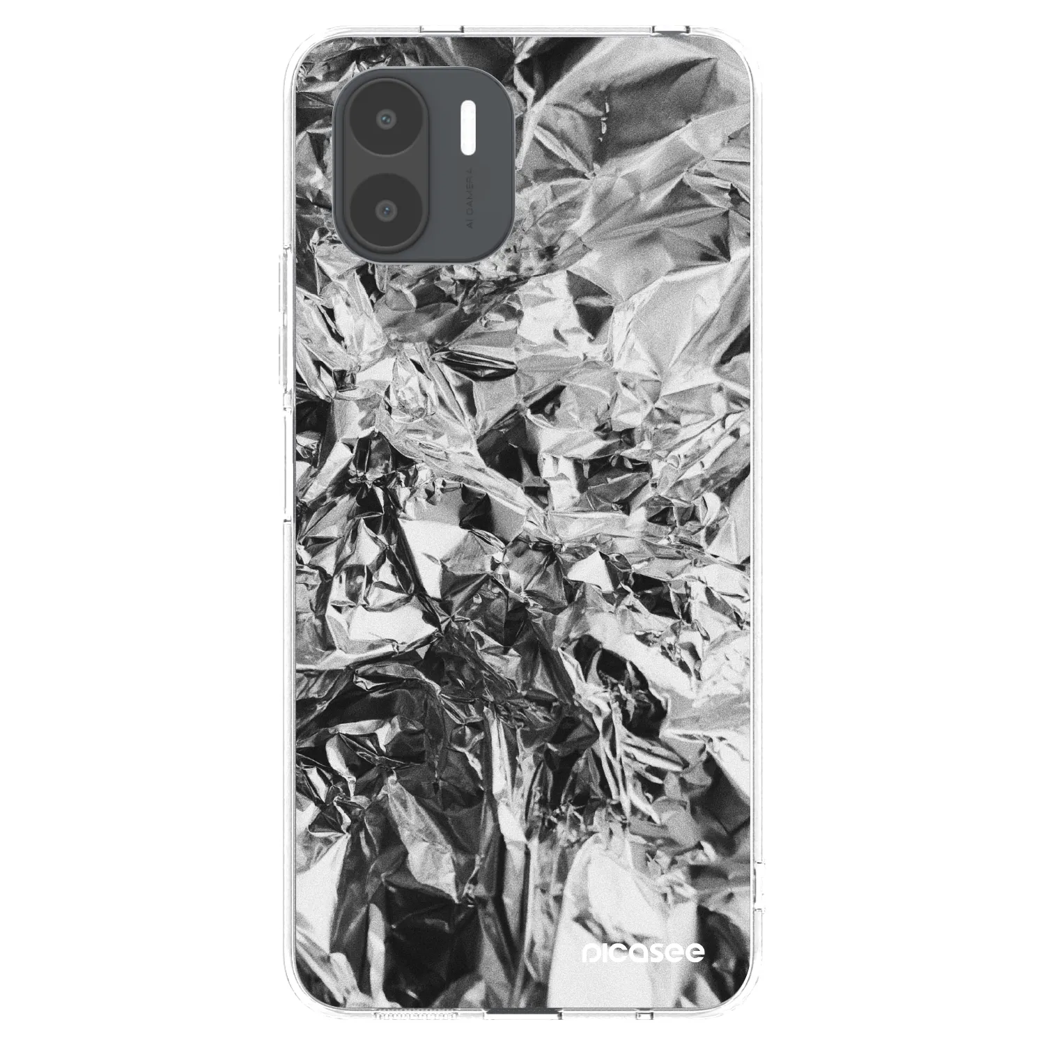 Picasee silikonowe przeźroczyste etui na Xiaomi Redmi A2 - Chrome