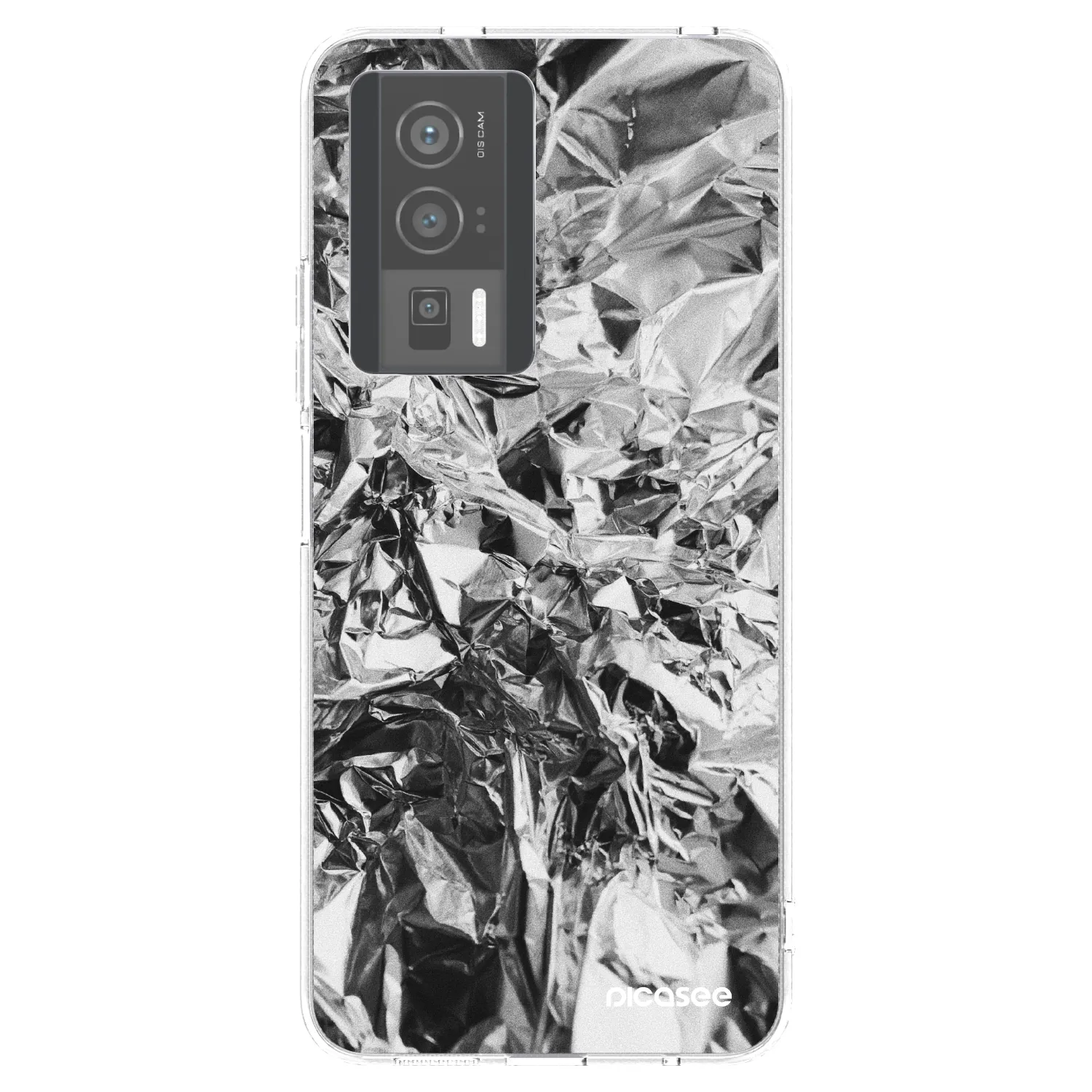 Picasee silikonowe przeźroczyste etui na Xiaomi Poco F5 Pro 5G - Chrome