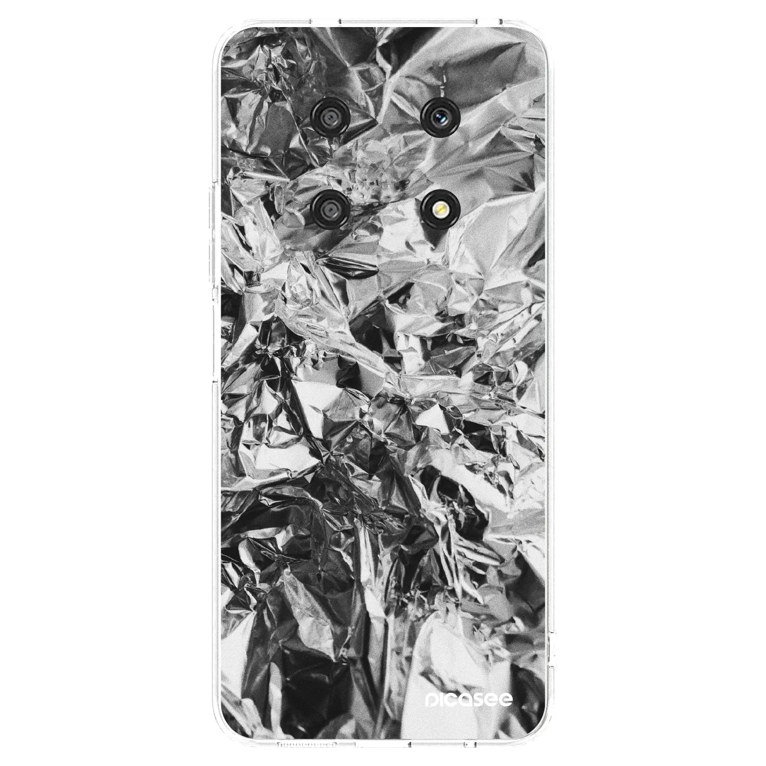 Picasee silikonowe przeźroczyste etui na Honor Magic4 Lite 5G - Chrome