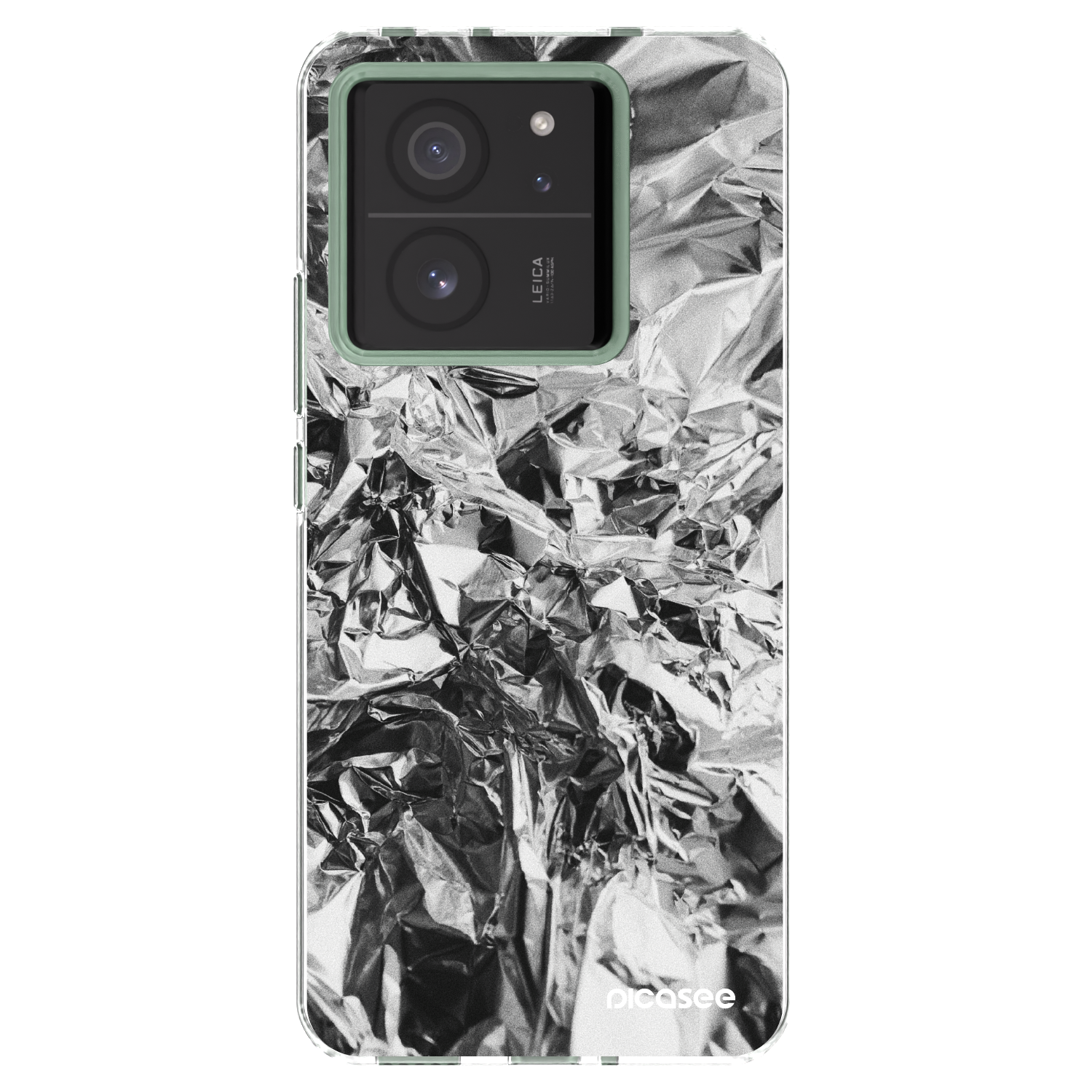 Picasee silikonowe przeźroczyste etui na Xiaomi 13T Pro - Chrome