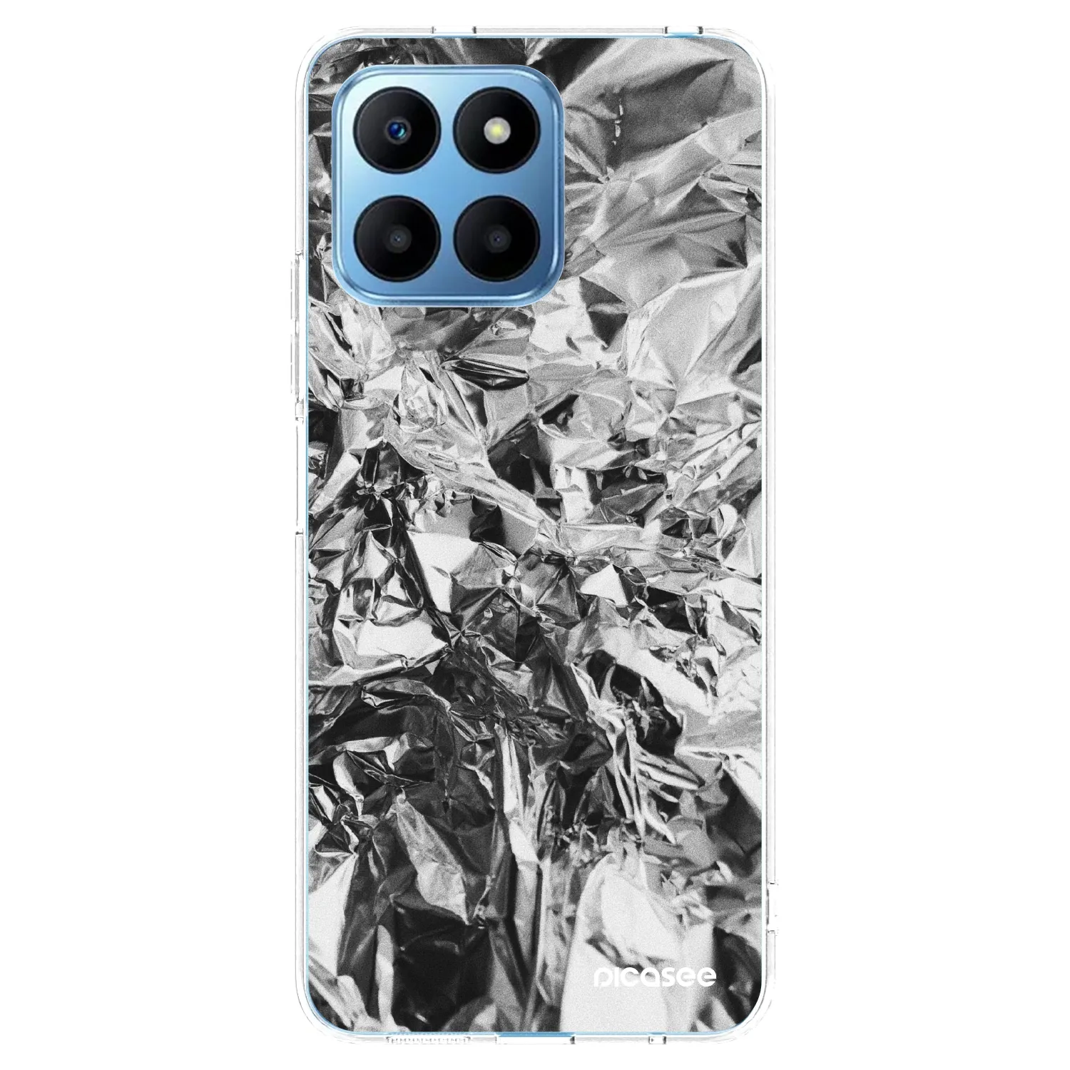 Picasee silikonowe przeźroczyste etui na Honor 70 Lite - Chrome