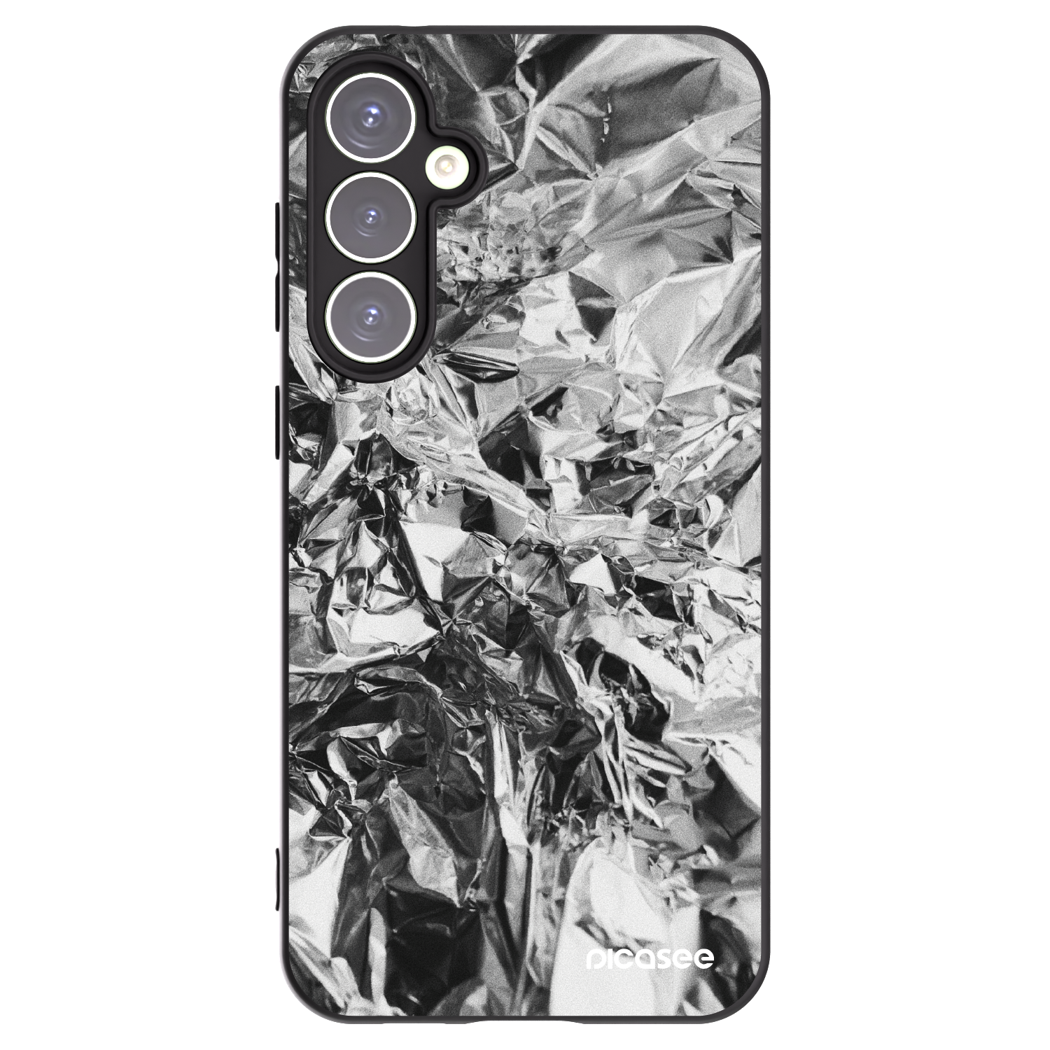 Picasee silikonowe czarne etui na Samsung Galaxy S23 FE S711B - Chrome