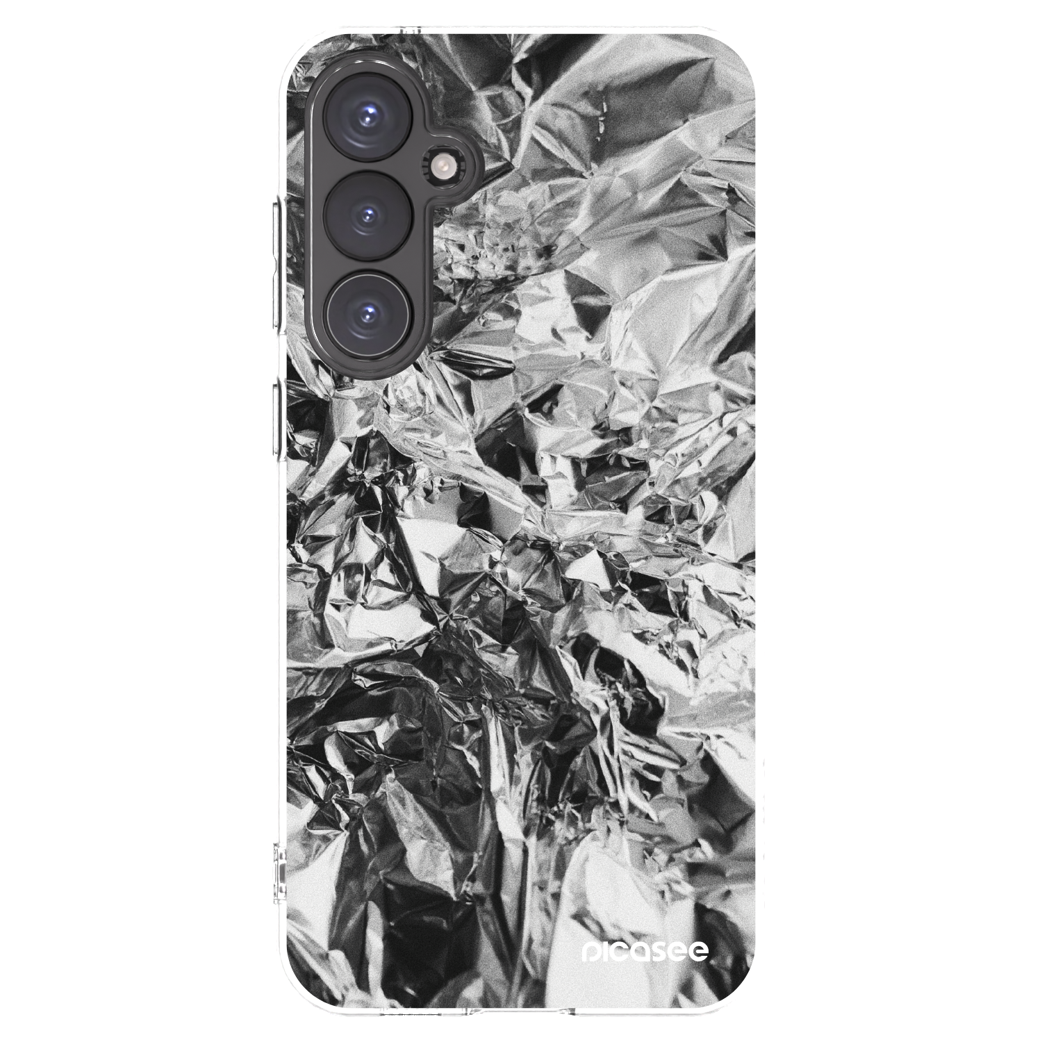 Picasee silikonowe przeźroczyste etui na Samsung Galaxy S23 FE S711B - Chrome