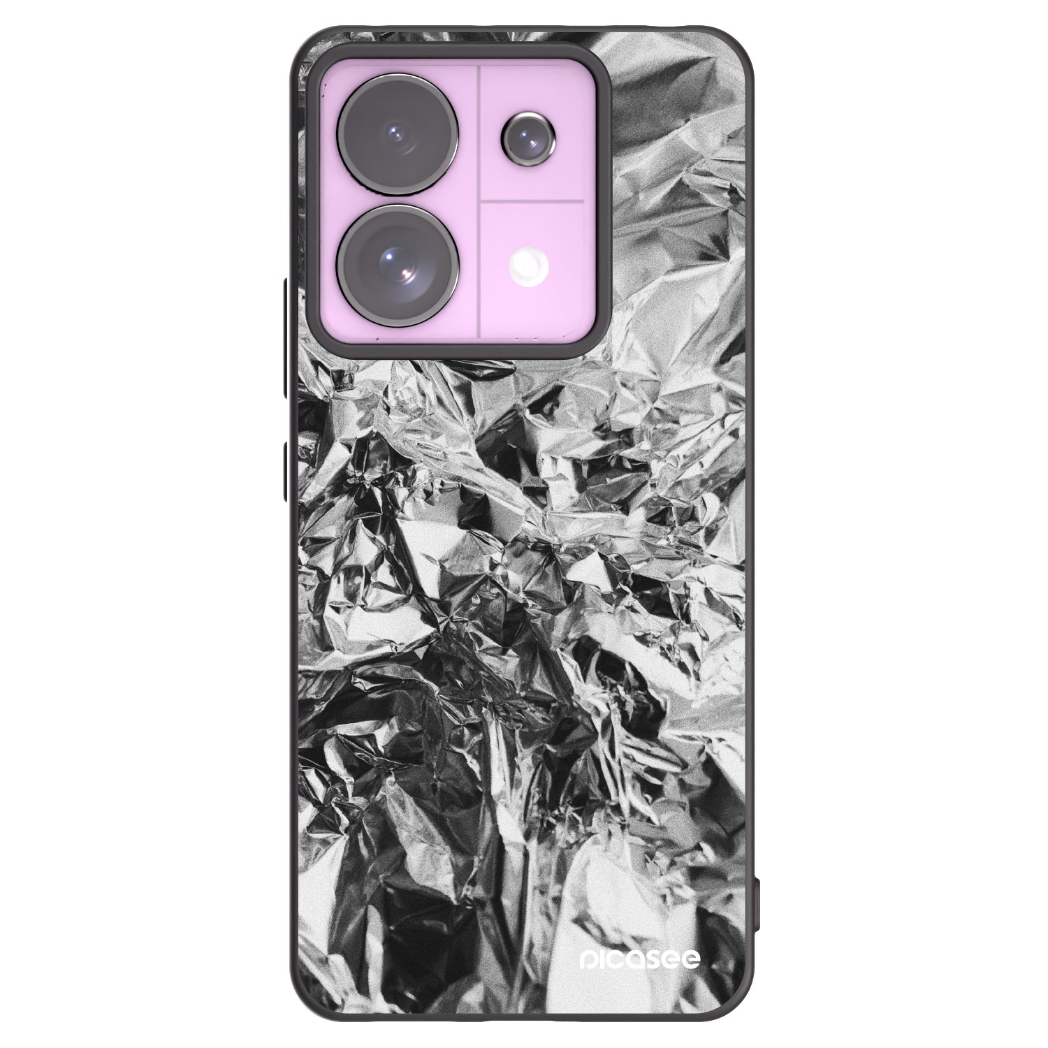 Picasee silikonowe czarne etui na Xiaomi Redmi Note 13 Pro 5G - Chrome