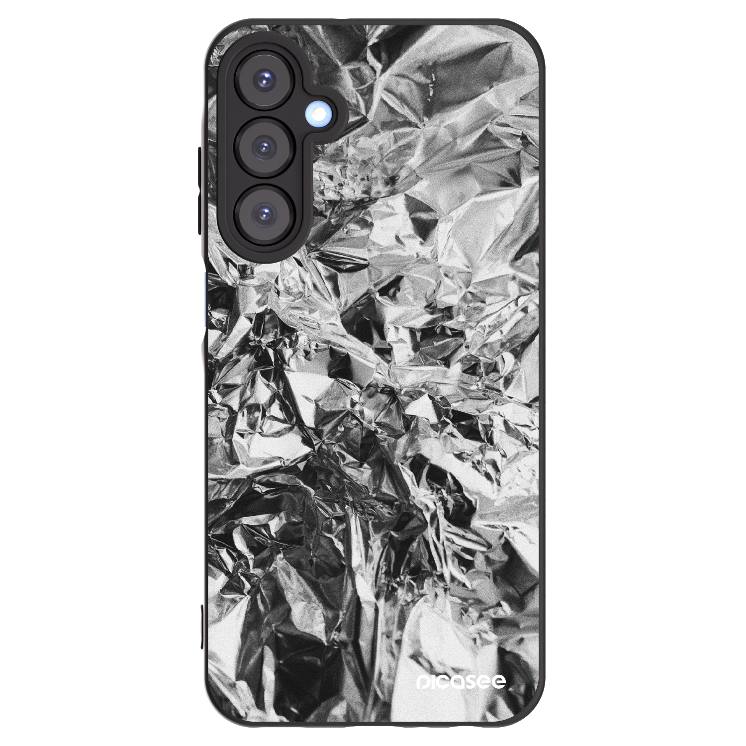 Picasee silikonowe czarne etui na Samsung Galaxy A25 A256B 5G - Chrome