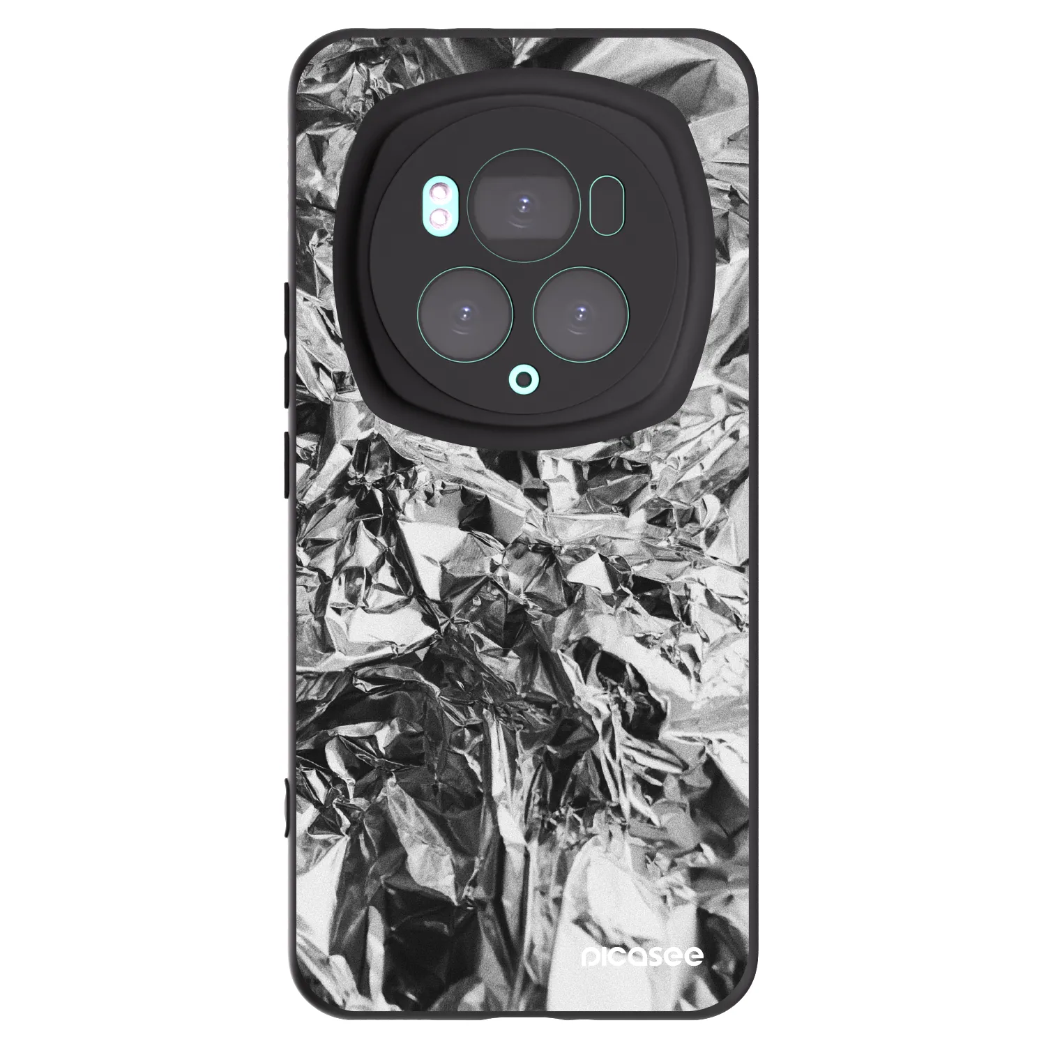 Picasee silikonowe czarne etui na Honor Magic6 Pro - Chrome
