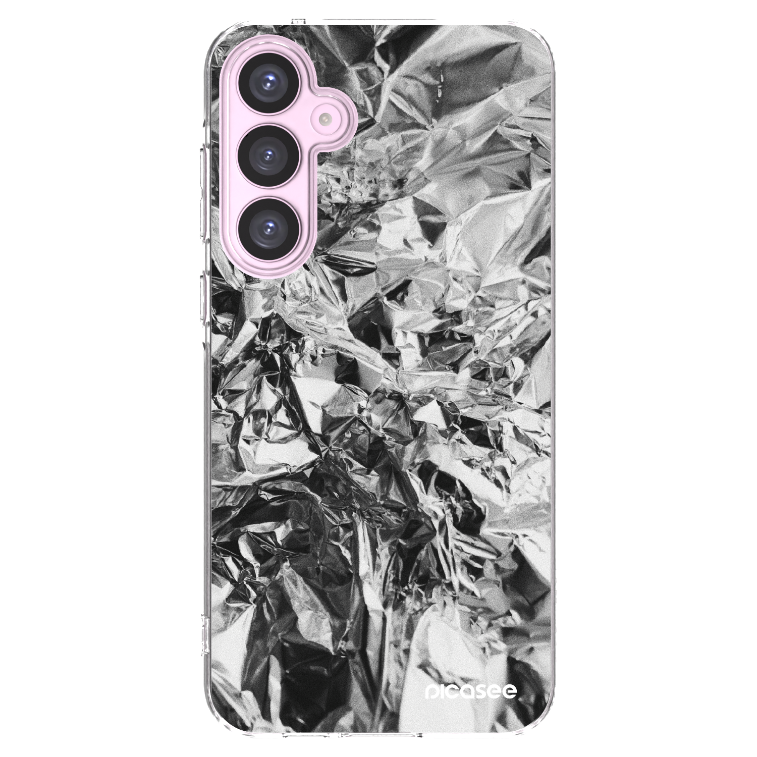 Picasee silikonowe przeźroczyste etui na Samsung Galaxy A55 5G A556B - Chrome