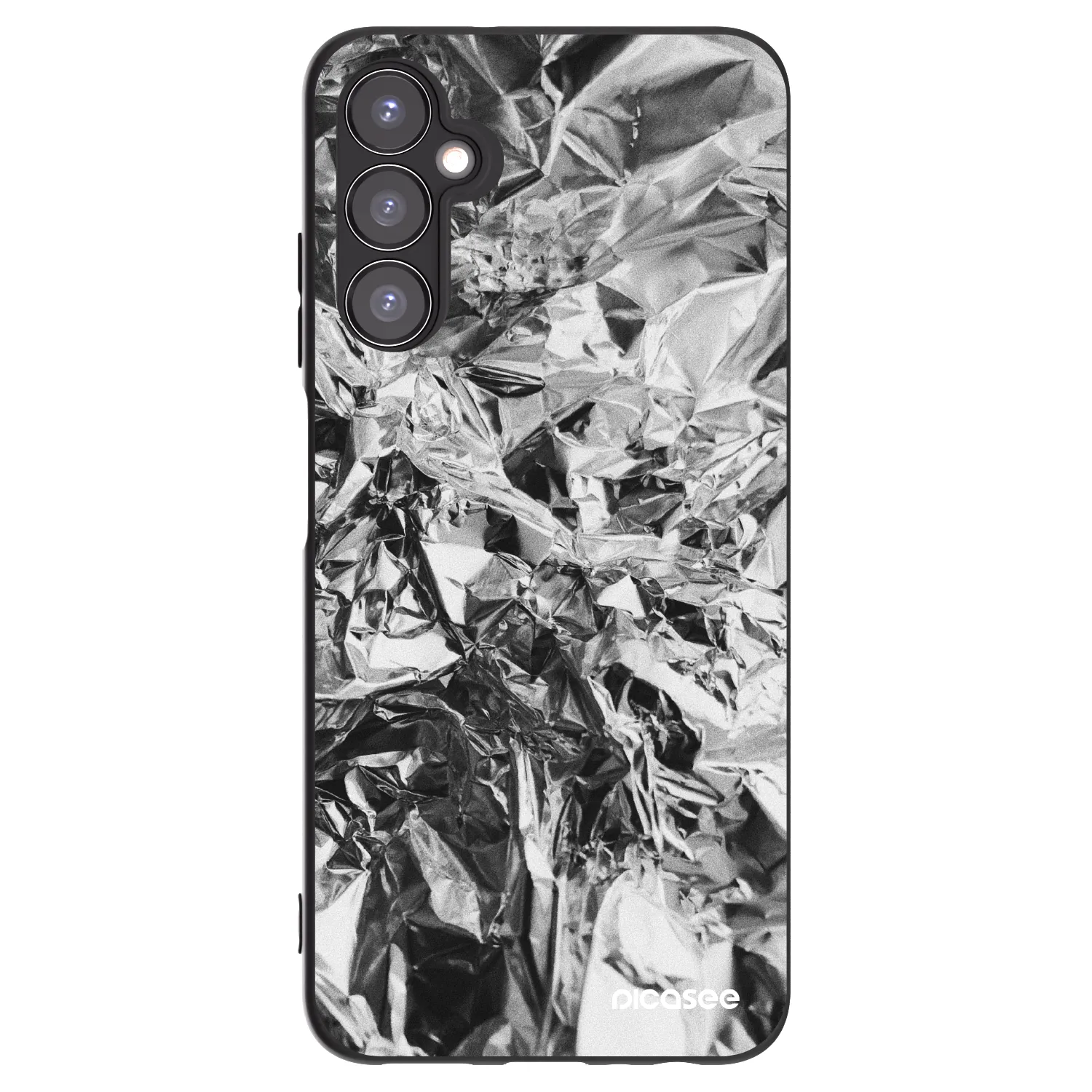 Picasee silikonowe czarne etui na Samsung Galaxy A05s A057G - Chrome