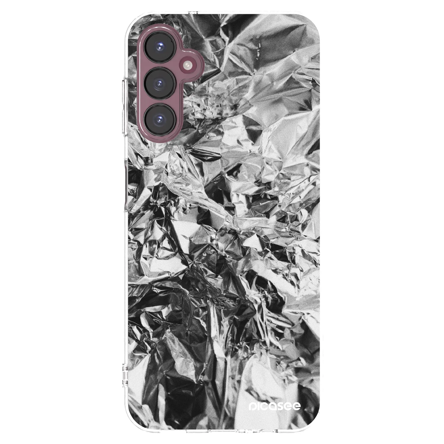 Picasee silikonowe przeźroczyste etui na Samsung Galaxy A05s A057G - Chrome