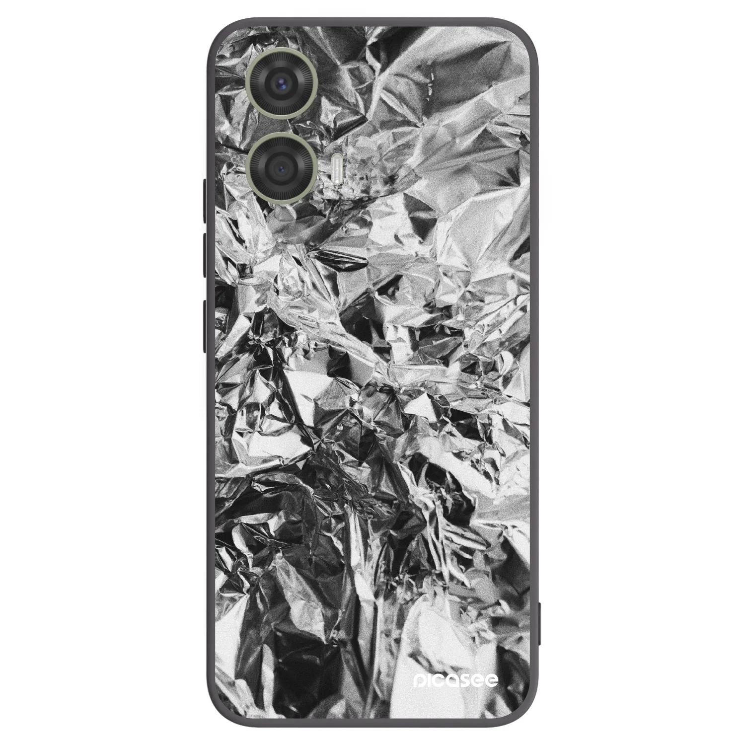 Picasee silikonowe czarne etui na Motorola Moto G24 - Chrome