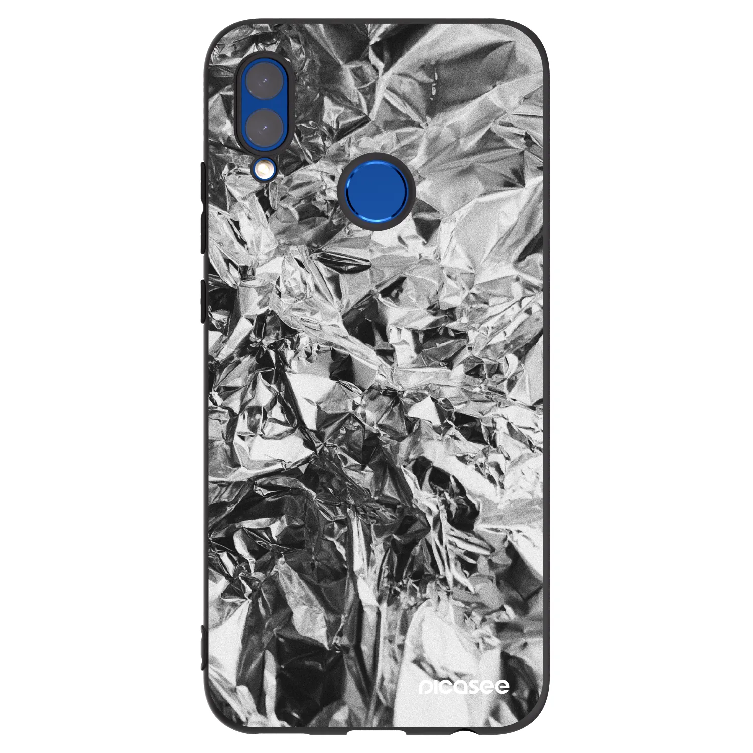 Picasee silikonowe czarne etui na Huawei P Smart 2019 - Chrome
