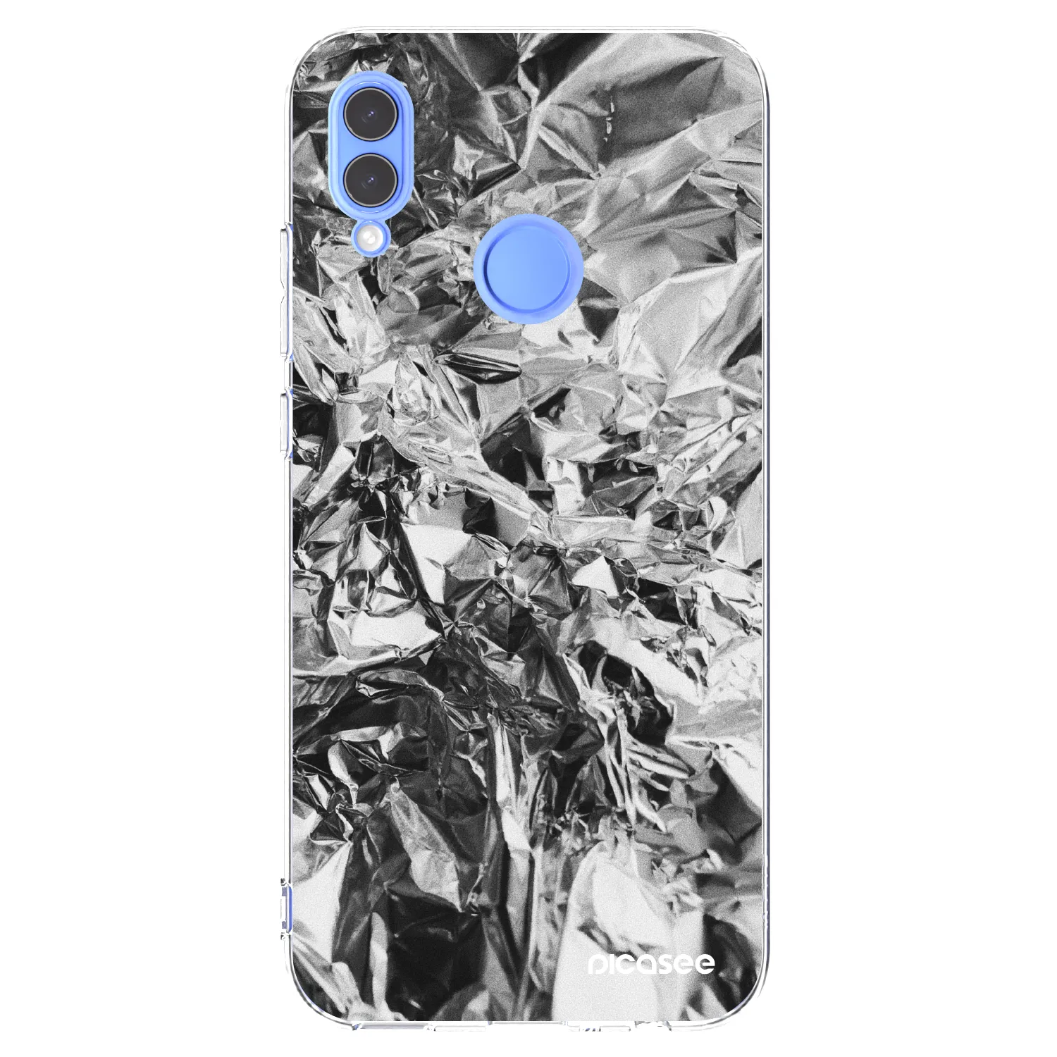 Picasee silikonowe przeźroczyste etui na Honor 10 Lite - Chrome