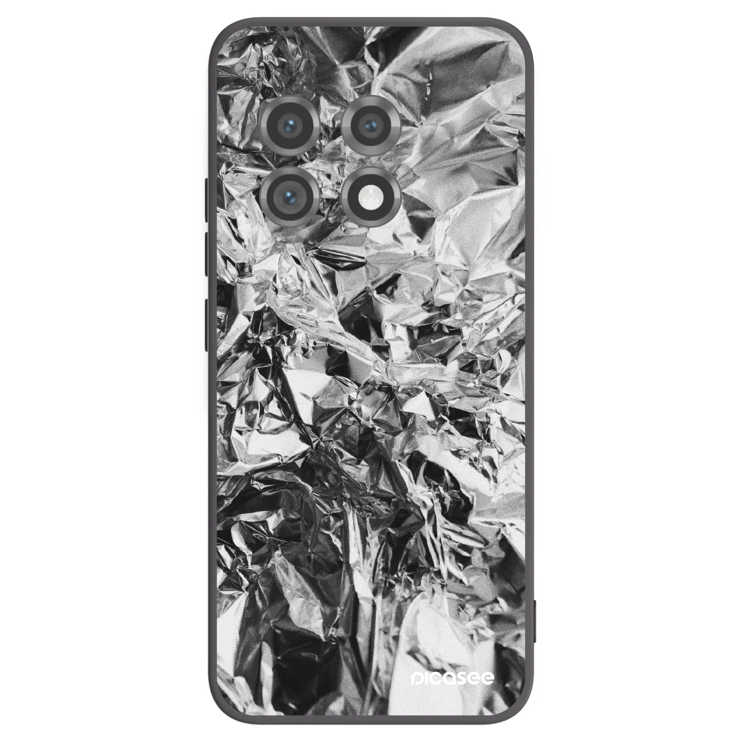 Picasee silikonowe czarne etui na OnePlus 11 5G - Chrome