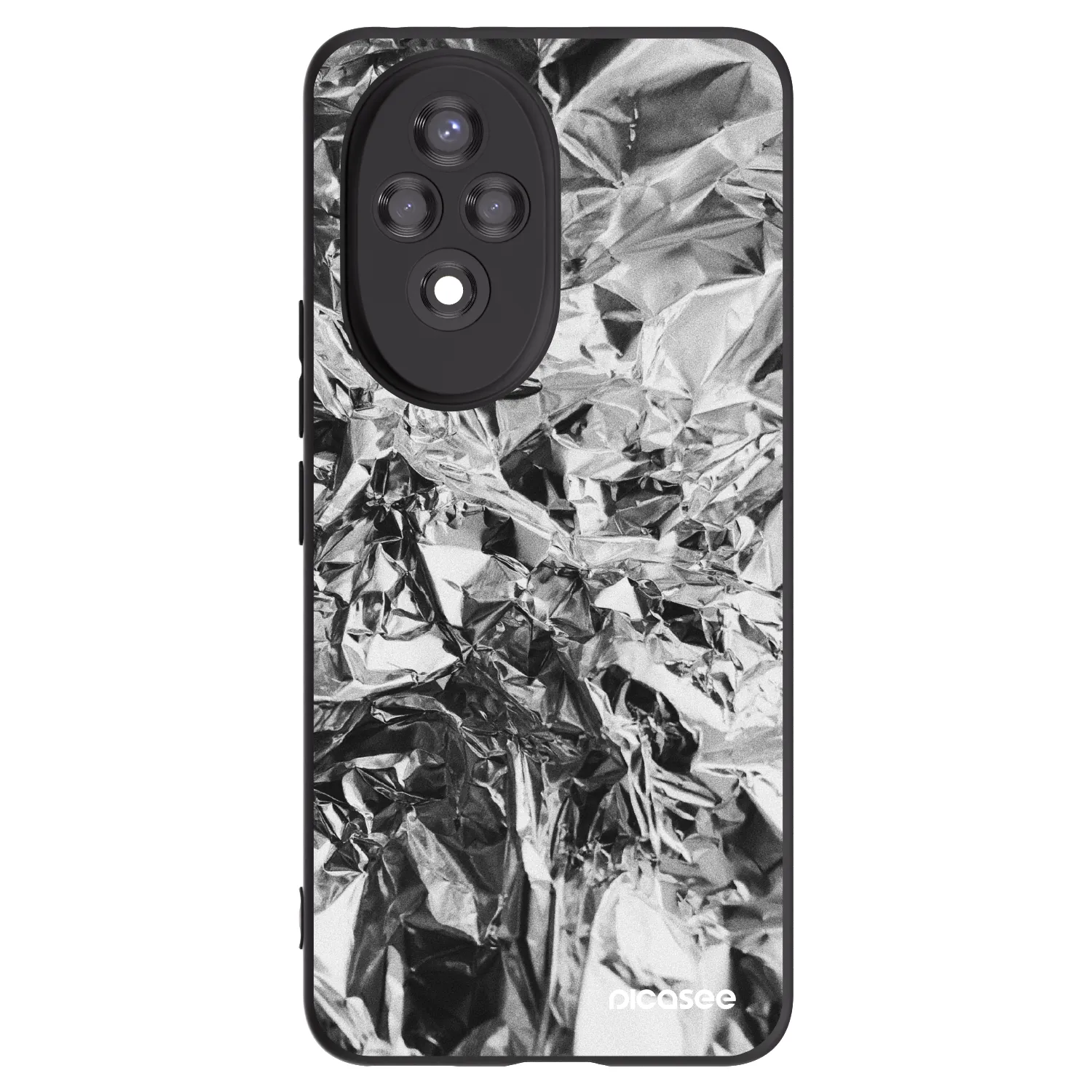Picasee silikonowe czarne etui na Honor 200 Pro 5G - Chrome