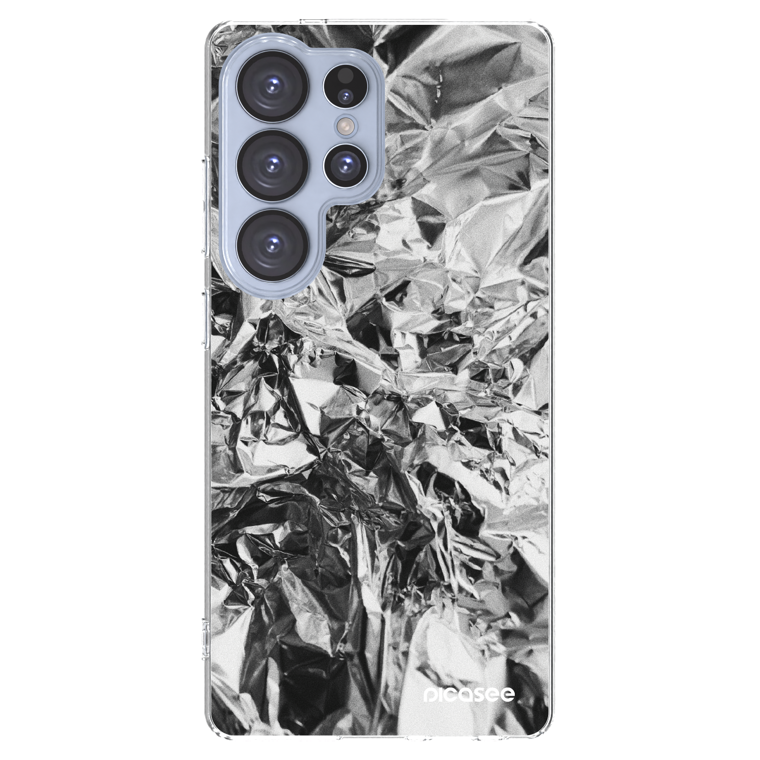 Picasee silikonowe przeźroczyste etui na Samsung Galaxy S25 Ultra 5G - Chrome