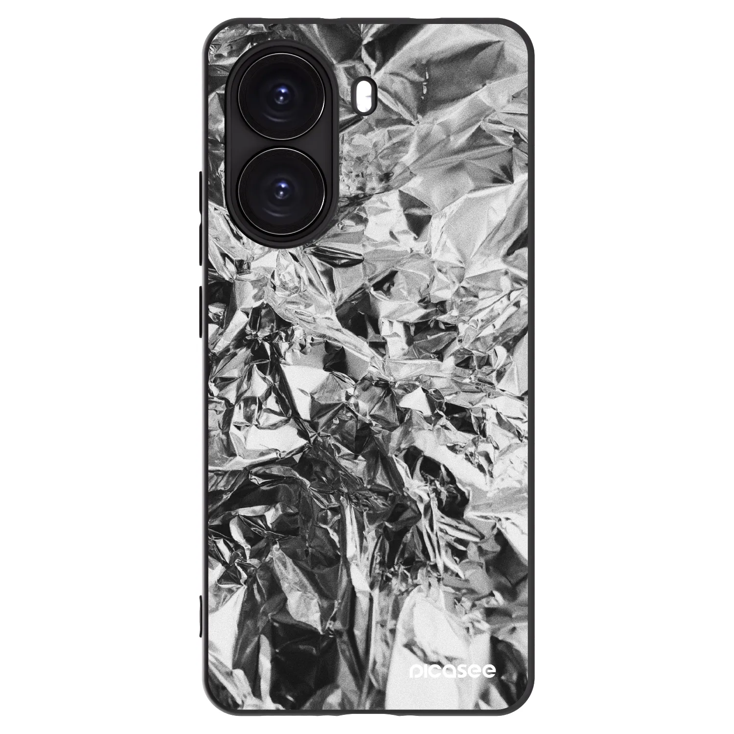 Picasee silikonowe czarne etui na Xiaomi Poco X7 Pro 5G - Chrome