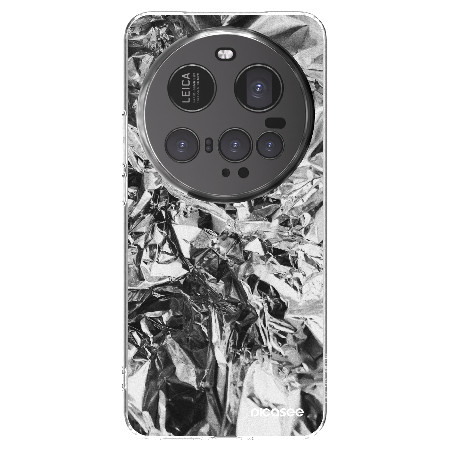 Picasee silikonowe przeźroczyste etui na Xiaomi 15 Ultra - Chrome
